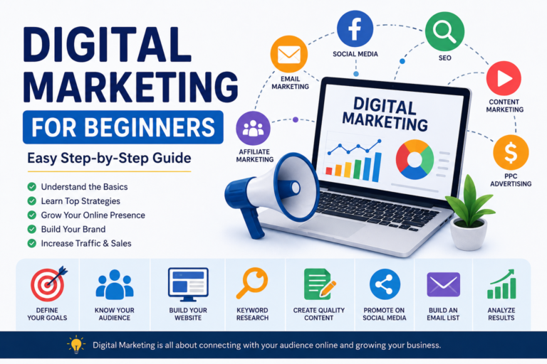 Digital Marketing for Beginners: Easy Step-by-Step Guide