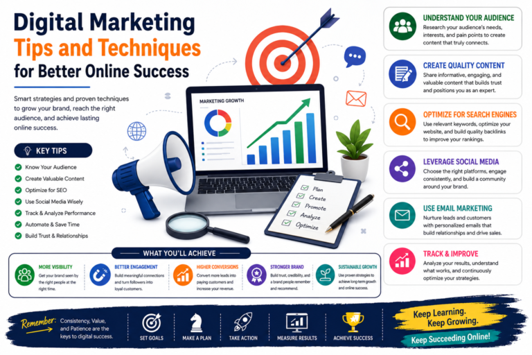 Digital Marketing Tips and Techniques for Better Online Success