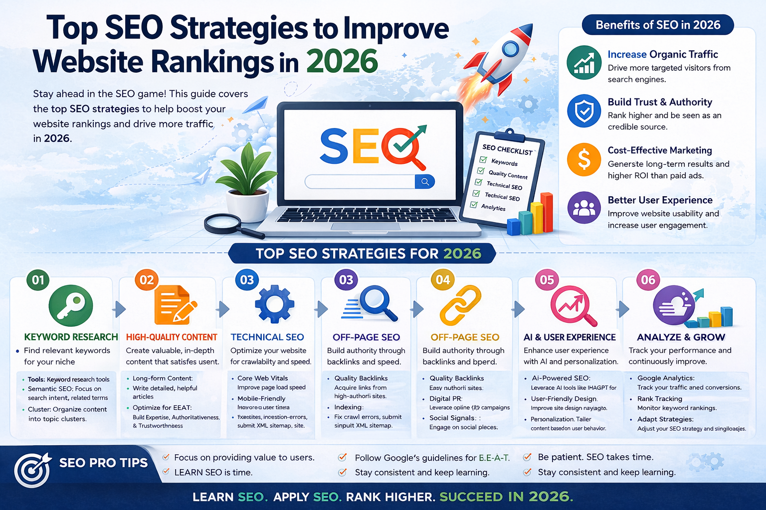 Top SEO Strategies to Improve Website Rankings in 2026