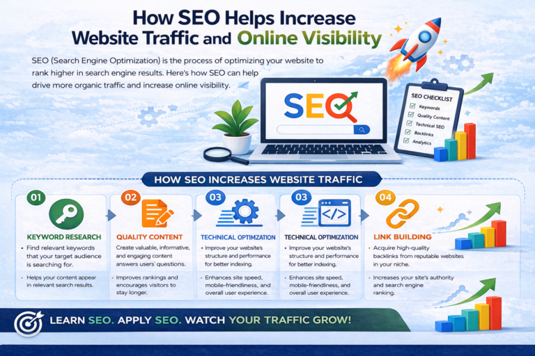 How SEO Helps Increase Website Traffic and Online Visibility