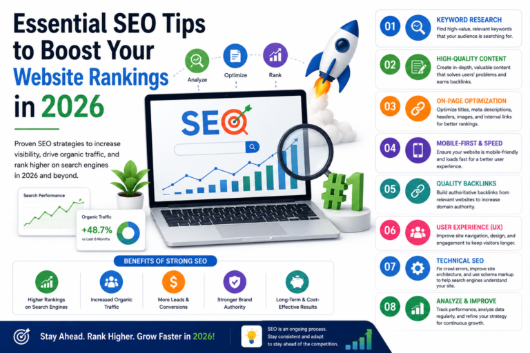 Essential SEO Tips to Boost Your Website Rankings in 2026
